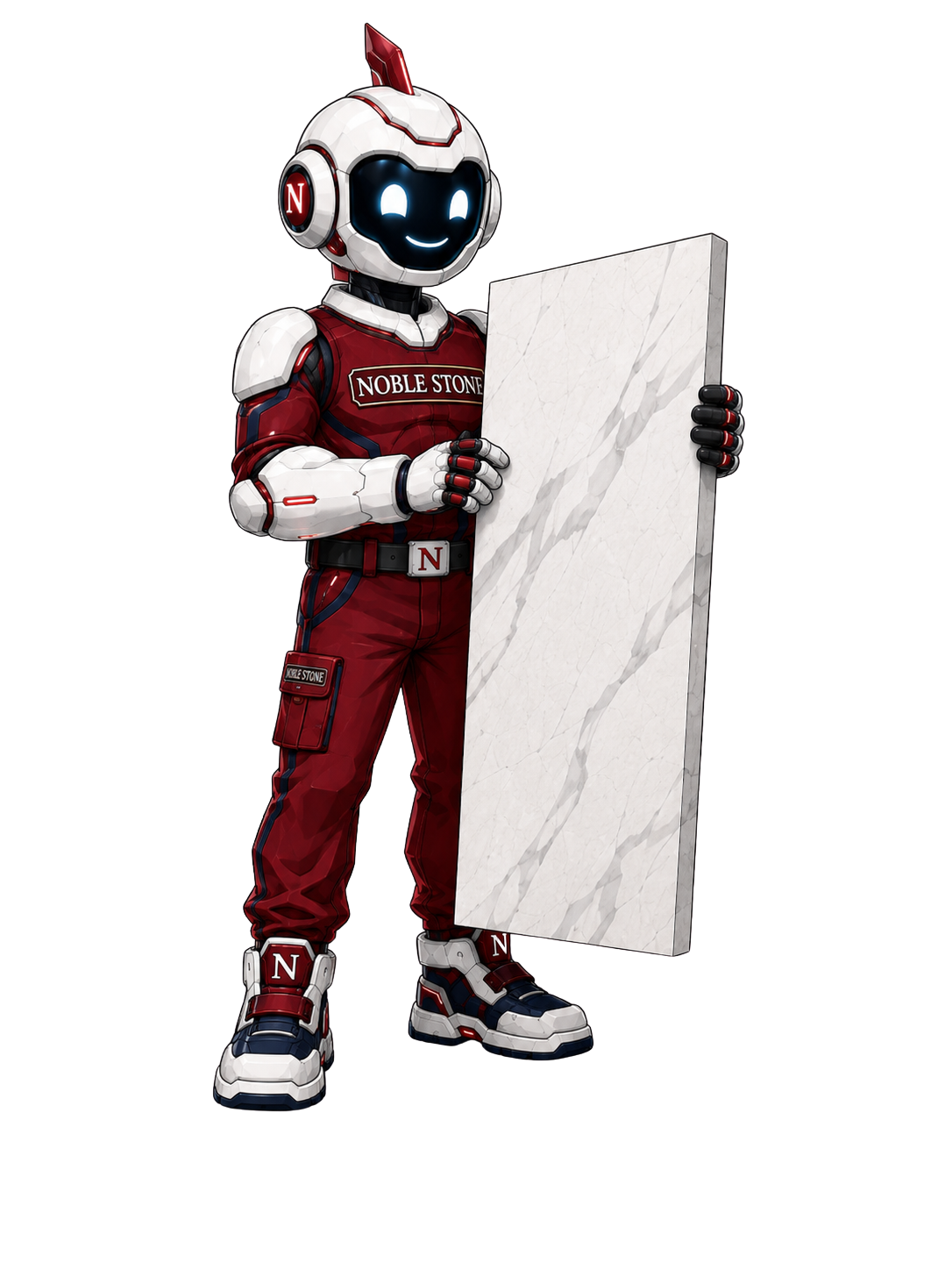 NobleStone fabricator with a quartz slab
