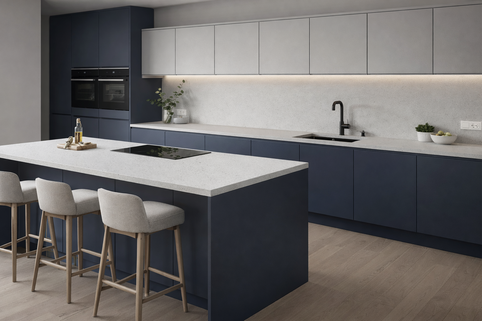 Bianco Shimmer Kitchen