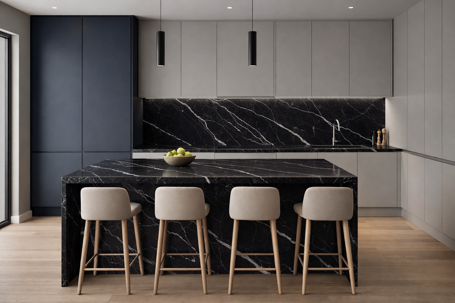 Marquina Nero Kitchen