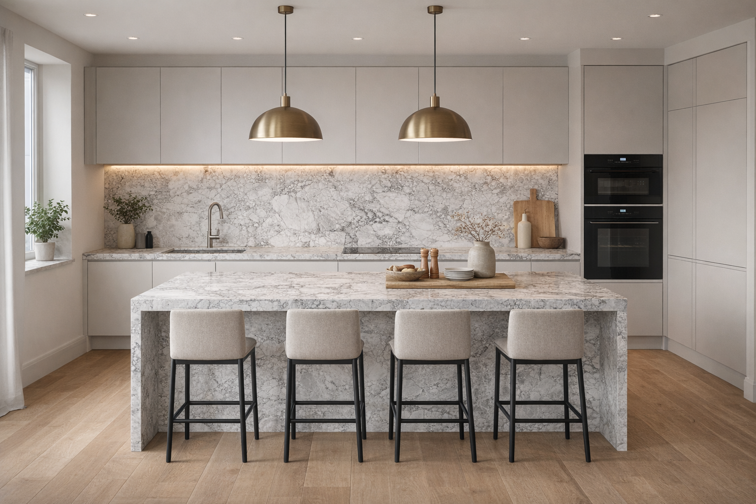 Bianco Eclipse (Nat.) Kitchen