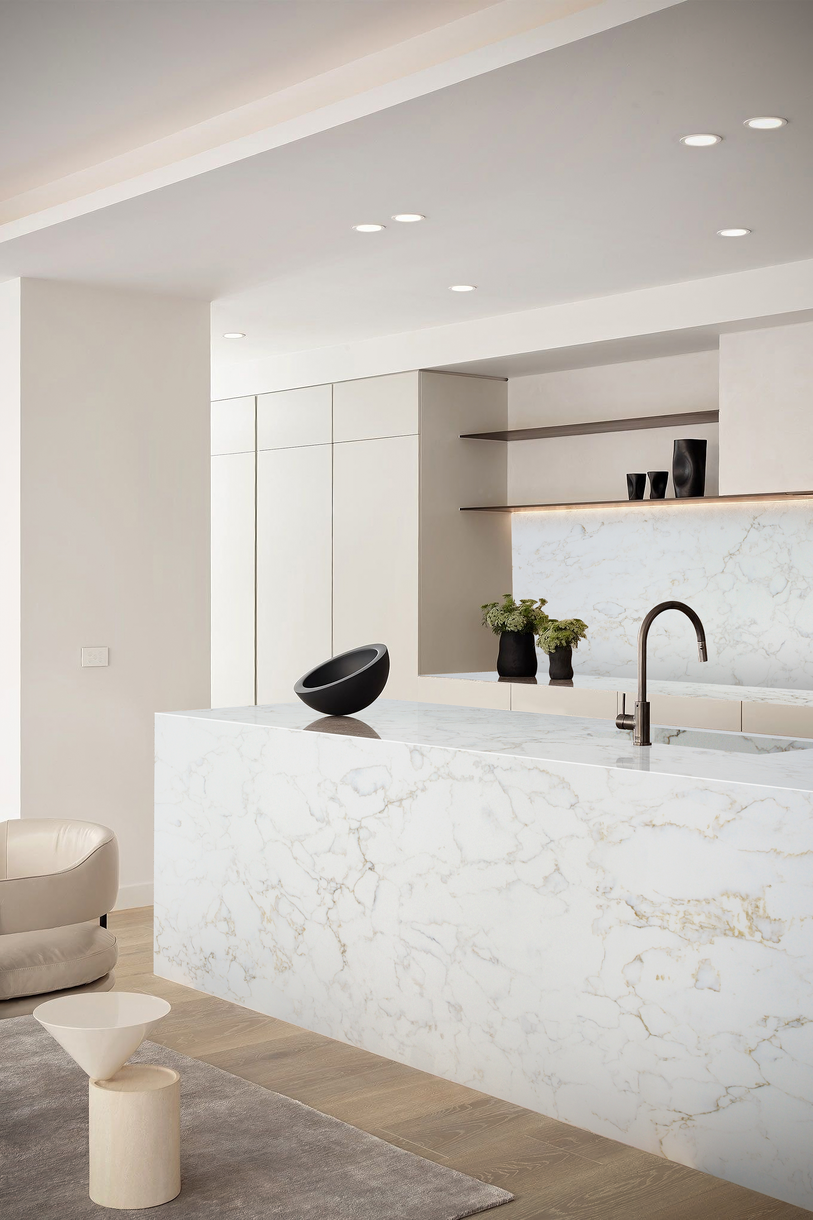 Arabescato Lite Kitchen