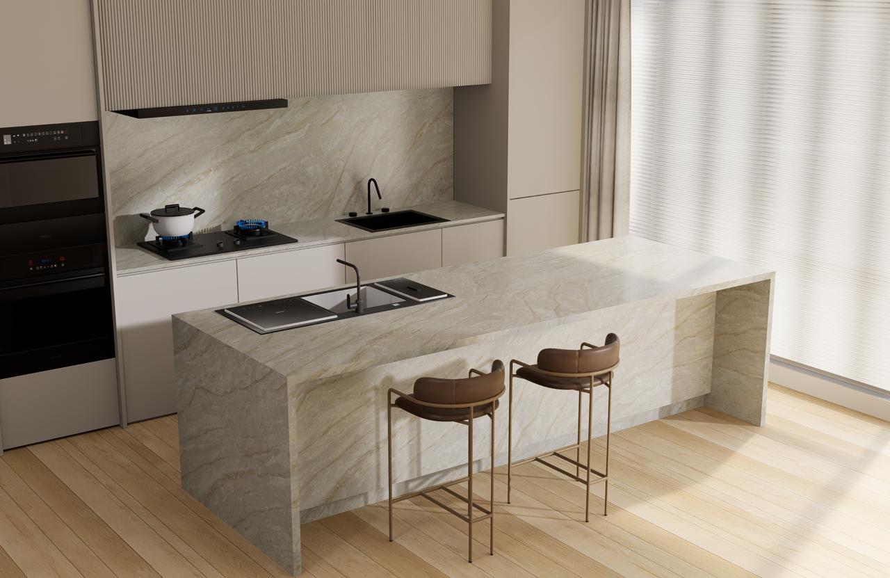 Fusion Brown Kitchen