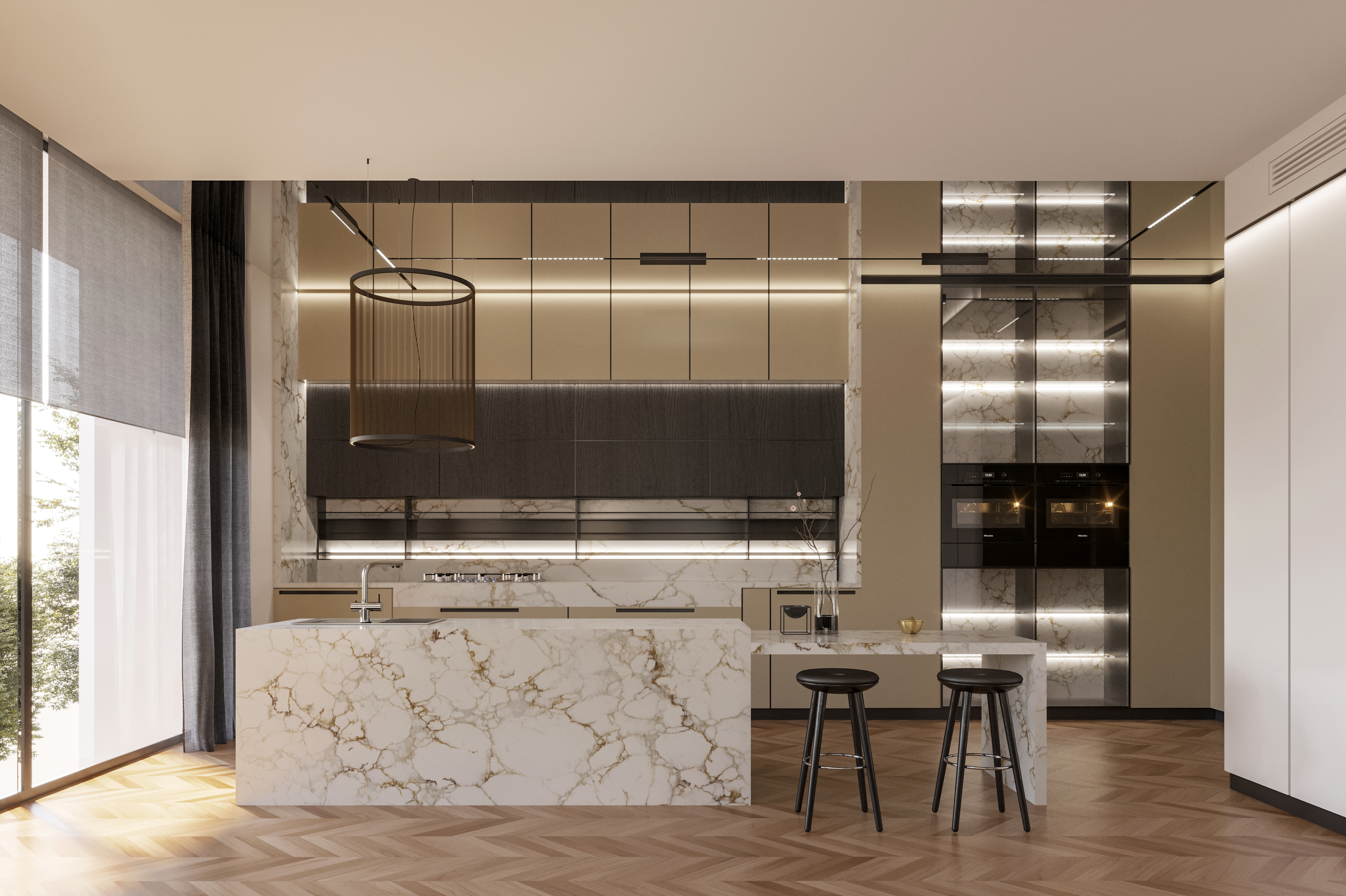 Arabescato Creama Kitchen