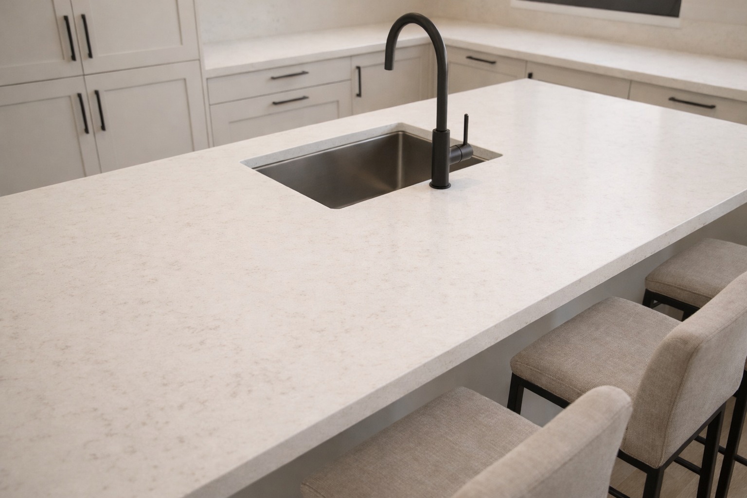 Carrara Shimmer Kitchen