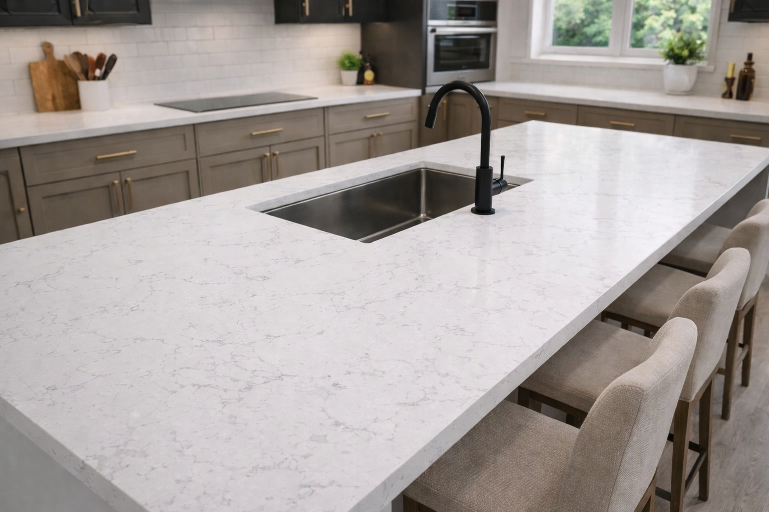 Carrara Sahara Kitchen