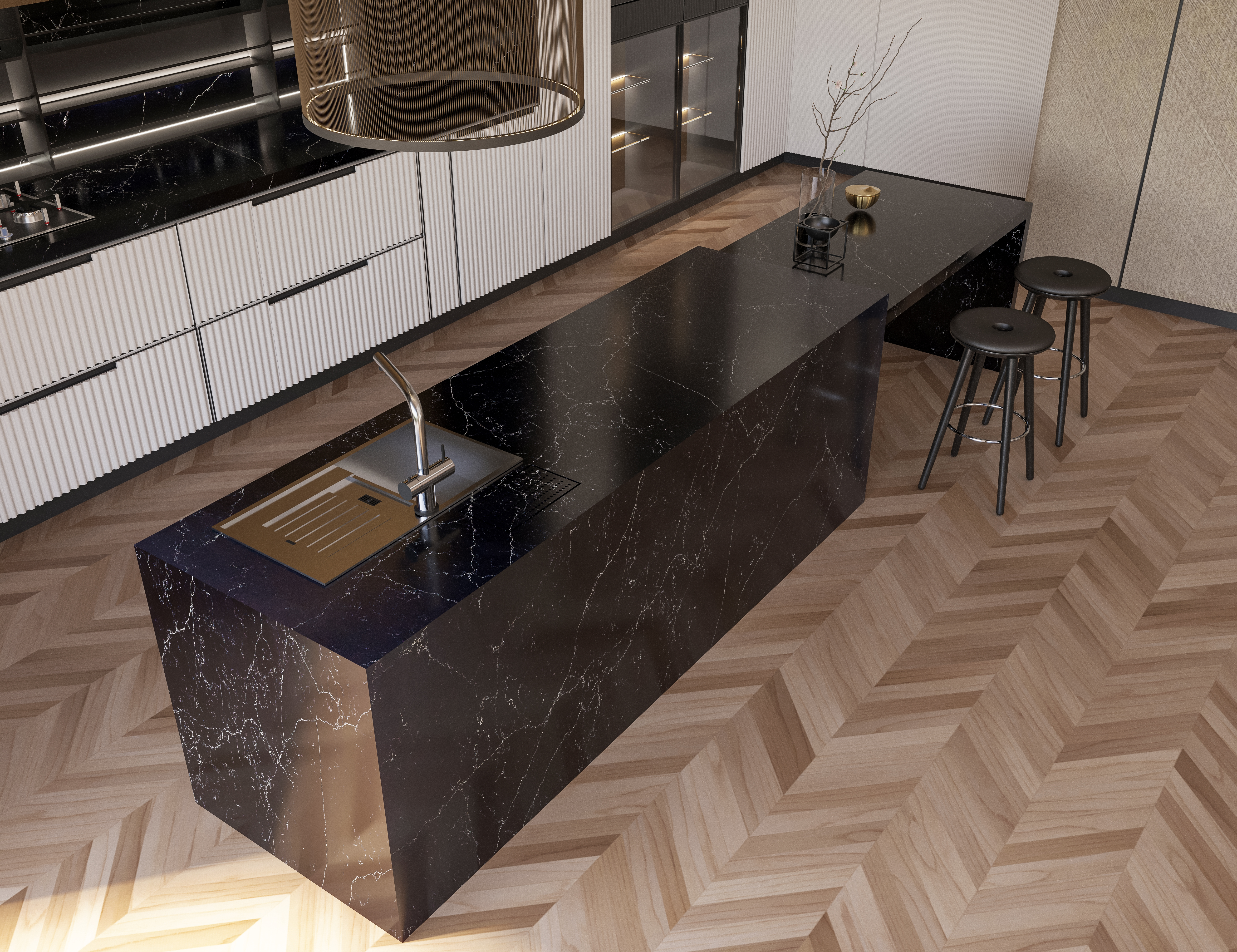 Midnight Vein Kitchen