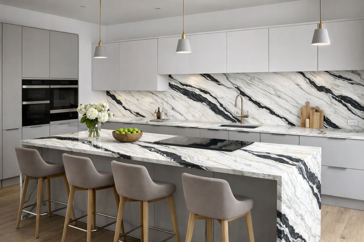 Panda White 3D Kitchen