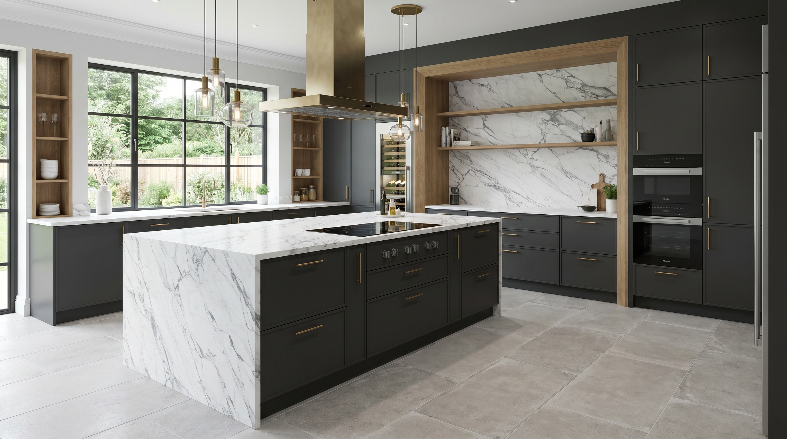 Statuario Extra 3D Kitchen